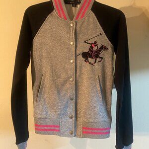 BEVERLY HILLS POLO CLUB MEDIUM BUTTON DOWN TWO-TONE JACKET